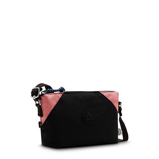 Kipling Art Extra Small Crossbody Bags Black Pink Block | CA 1081OK